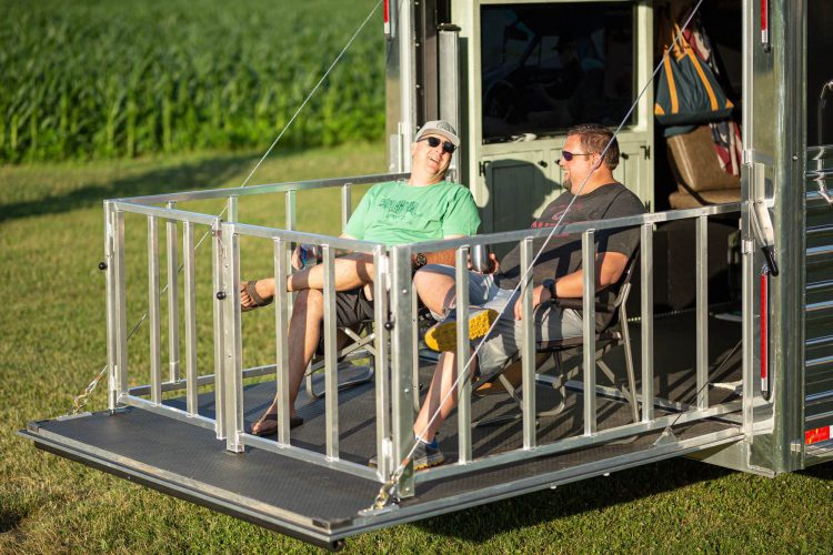 1492 Coachworks Toy Hauler Garage Patio